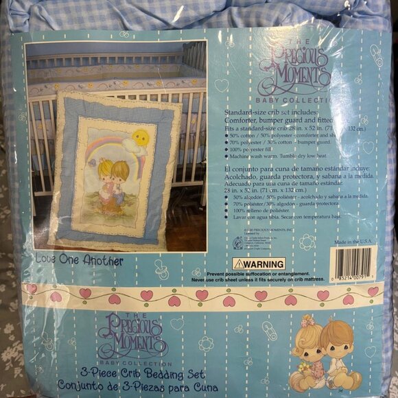 Precious Moments brand new piece 3 crib set. Rare to find! - Picture 3 of 3